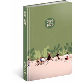18-month Diary Petito – On the bike 2023/2024, 11 × 17 cm
