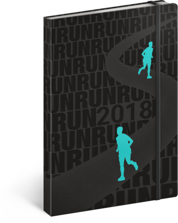 Running diary – Milos Skorpil 2018, 15 x 21 cm