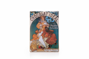 Cedule Alfons Mucha – Chocolat Ideal, 15 x 21 cm 