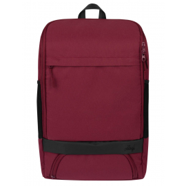 City backpack RPET Deep Red
