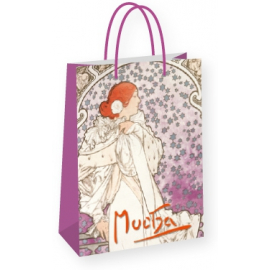 Dárková taška Alfons Mucha – La Dame, střední 
