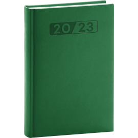 Daily diary Aprint green 2023, 15 × 21 cm