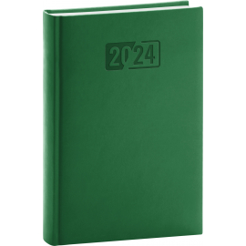 Daily diary Aprint green 2024, 15 × 21 cm