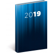 Daily diary Cambio blue 2019, 15 x 21 cm