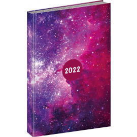 Denní diář Cambio Fun 2022, Galaxy, 15 × 21 cm