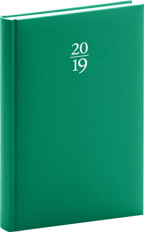 Daily diary Capys green 2019, 15 x 21 cm
