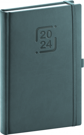 Catanella 2024 Daily Diary, blue-grey, 15 × 21 cm