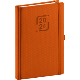 Daily diary Catanella orange 2024, 15 × 21 cm