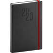 Daily diary Soft black-red 2020, 15 × 21 cm