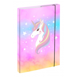 Heftbox A4 Rainbow Unicorn