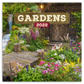 Poznámkový kalendář Zahrady 2022, 30 × 30 cm