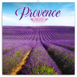 Grid calendar Provence – scented 2023, 30 × 30 cm