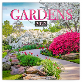 Grid calendar Gardens 2023, 30 × 30 cm