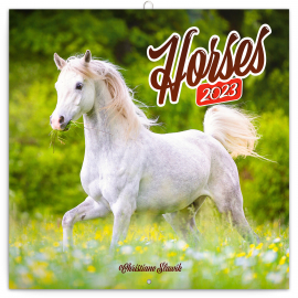Grid calendar Horses – Christiane Slawik 2023, 30 × 30 cm