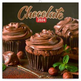 Grid calendar Chocolate – scented 2024, 30 × 30 cm