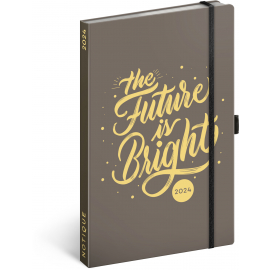 Future Is Bright 2024 Weekly Diary, 13 × 21 cm