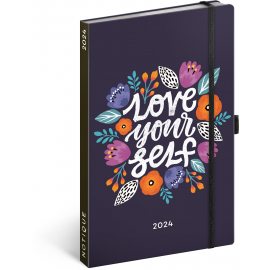 Weekly diary Love Yourself 2024, 13 × 21 cm
