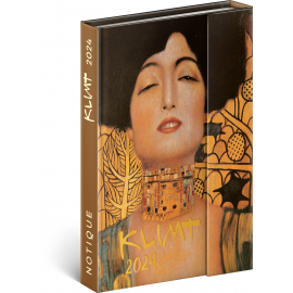 Magnetic weekly diary Gustav Klimt 2024, 11 × 16 cm