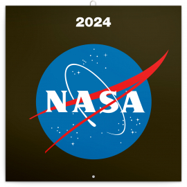 Poznámkový kalendář NASA 2024, 30 × 30 cm