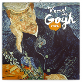 Grid calendar Vincent van Gogh 2024, 30 × 30 cm