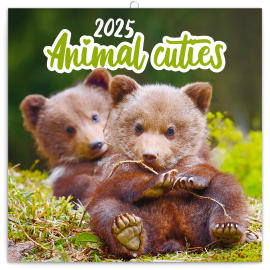 Grid calendar Animal Cuties 2025, 30 × 30 cm