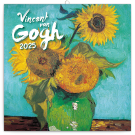 Grid calendar Vincent van Gogh 2025, 30 × 30 cm