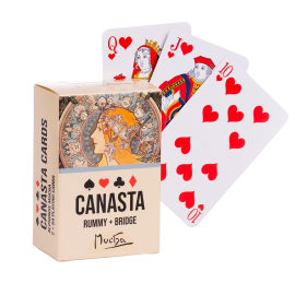 Canasta cards Alphonse Mucha