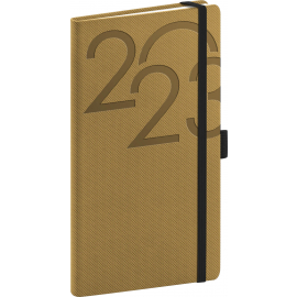 Pocket diary Ajax gold 2023, 9 × 15,5 cm