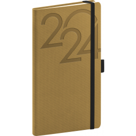 Pocket diary Ajax gold 2024, 9 × 15,5 cm