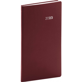 Pocket diary Balacron red 2023, 9 × 15,5 cm