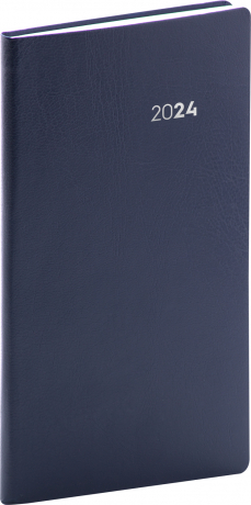 Balacron 2024 Pocket Diary, dark blue, 9 x 15.5 cm