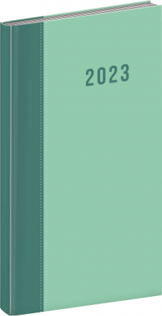 Pocket diary Cambio green 2023, 9 × 15,5 cm