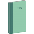 Kapesní diář Cambio 2023, zelený, 9 × 15,5 cm