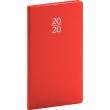 Kapesní diář Capys 2020, červený, 9 × 15,5 cm