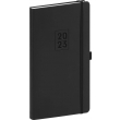 Pocket diary Nox black-black 2023, 9 × 15,5 cm