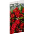 Pocket diary Růže 2018, plánovací měsíční, 8 x 18 cm