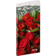 Pocket diary Ruže SK 2018, plánovací měsíční, 8 x 18 cm