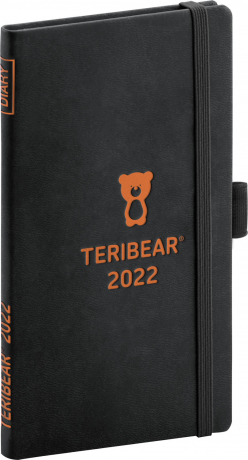 Kapesní diář Teribear 2022, 9 × 15,5 cm