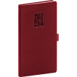 Pocket diary Vivella Classic burgundy 2020, 9 × 15,5 cm