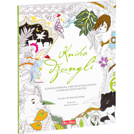Kniha džunglí - klasická pohádka a kouzelné omalovánky
