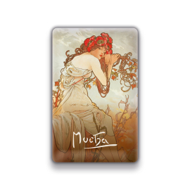 Magnet Alphonse Mucha - Summer, 54 × 85 mm