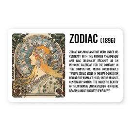 Magnet Alphonse Mucha - Zodiac