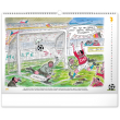 Nástěnný kalendář 120 let českého fotbalu – Petr Urban 2021, 48 × 33 cm