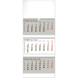 Wall calendar 3months Standard foldable with Czech names 2023, 29,5 × 69,5 cm