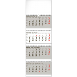 Wall calendar 4months Standard foldable with Czech names 2023, 29,5 × 84,5 cm