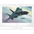 Nástěnný kalendář Aeroplanes – Jaroslav Velc 2020, 62 × 42 cm