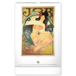 Nástěnný kalendář Alfons Mucha 2022, 33 × 46 cm