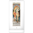 Nástěnný kalendář Alfons Mucha 2023, 33 × 64 cm