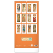 Nástěnný kalendář Alfons Mucha 2023, 33 × 64 cm