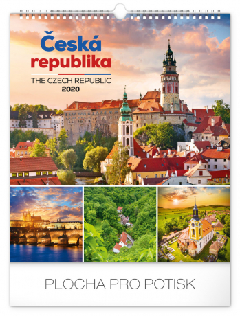 Wall calendar Czech Republic 2020, 30 × 34 cm